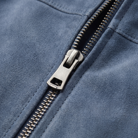 Men's Casual Velvet Bomber Jacket