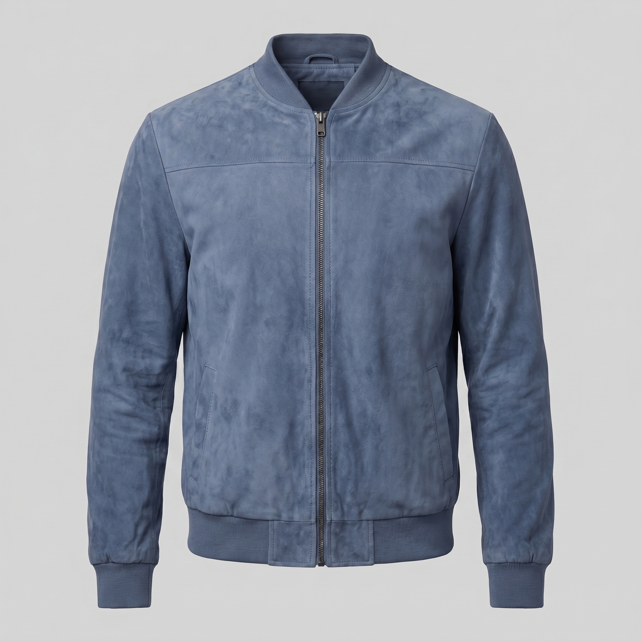 Men's Casual Velvet Bomber Jacket