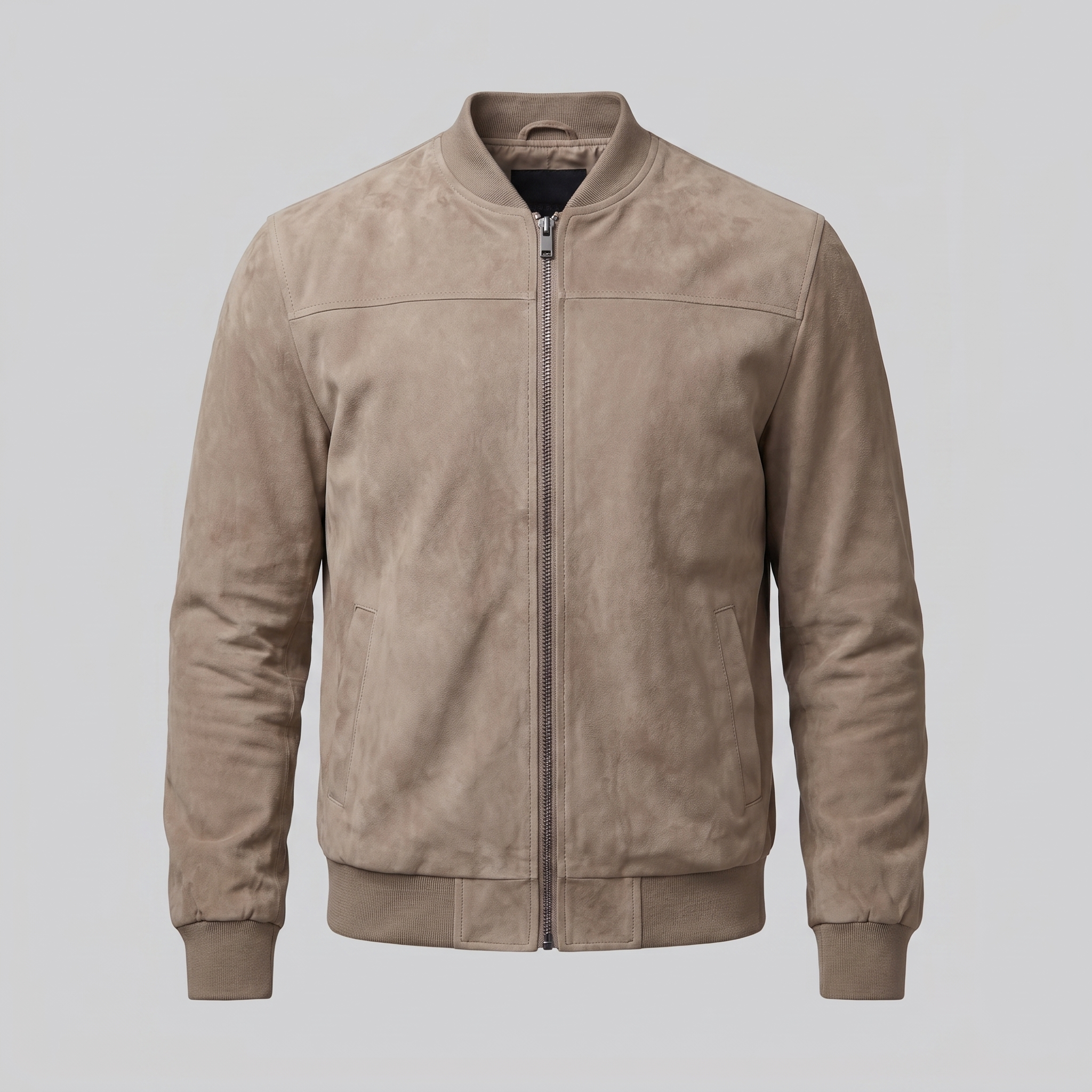 Men's Casual Velvet Bomber Jacket
