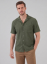 Men's Casual Waffle Textured Button-Up Shirt