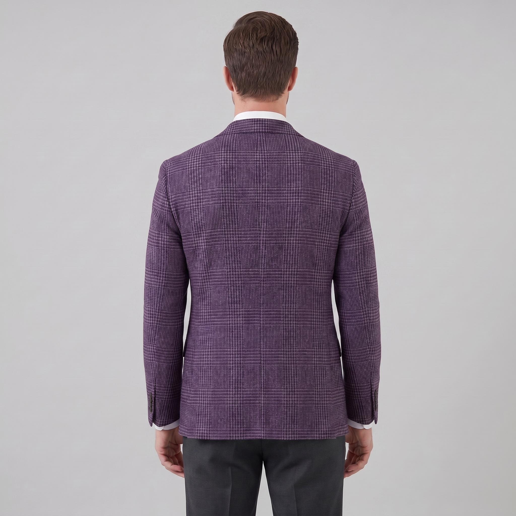Men's Check Casual Blazer Jacket - Stylish Sport Coat
