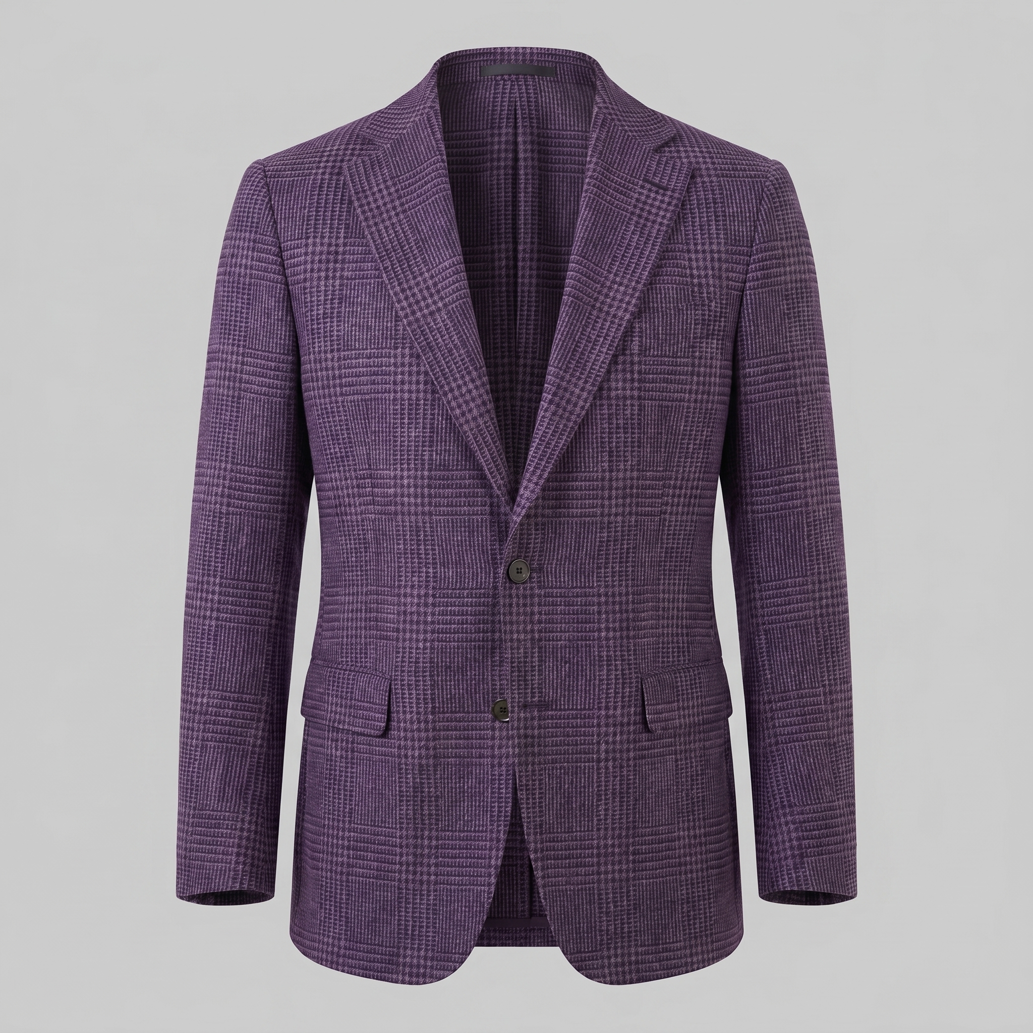 Men's Check Casual Blazer Jacket - Stylish Sport Coat