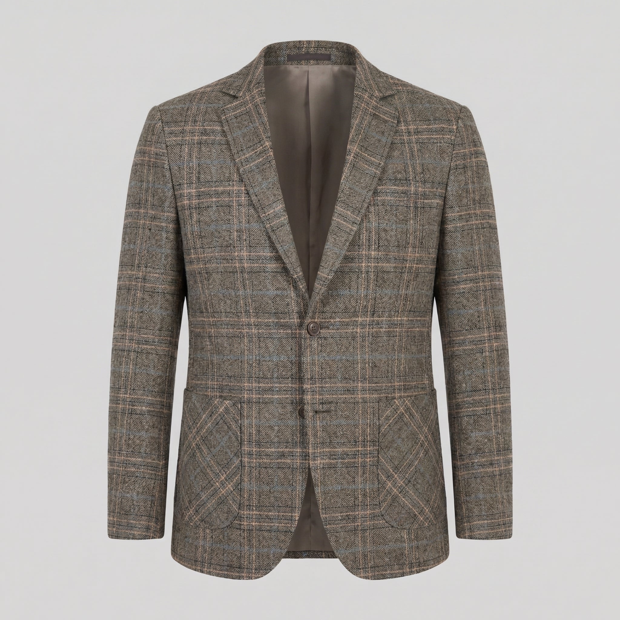 Men's Checked Blazer Jacket