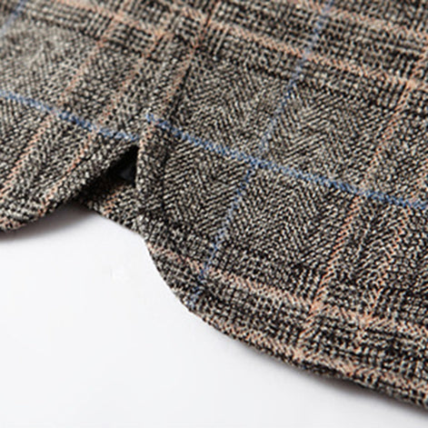 Men's Checked Blazer Jacket