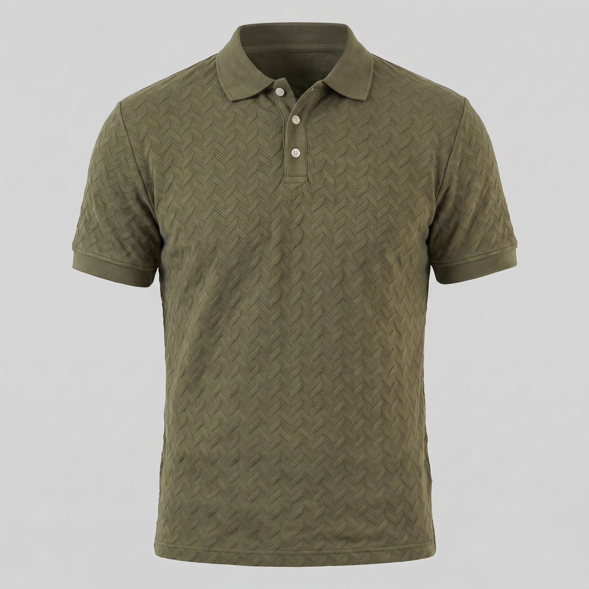 Men's Chevron Knit Polo