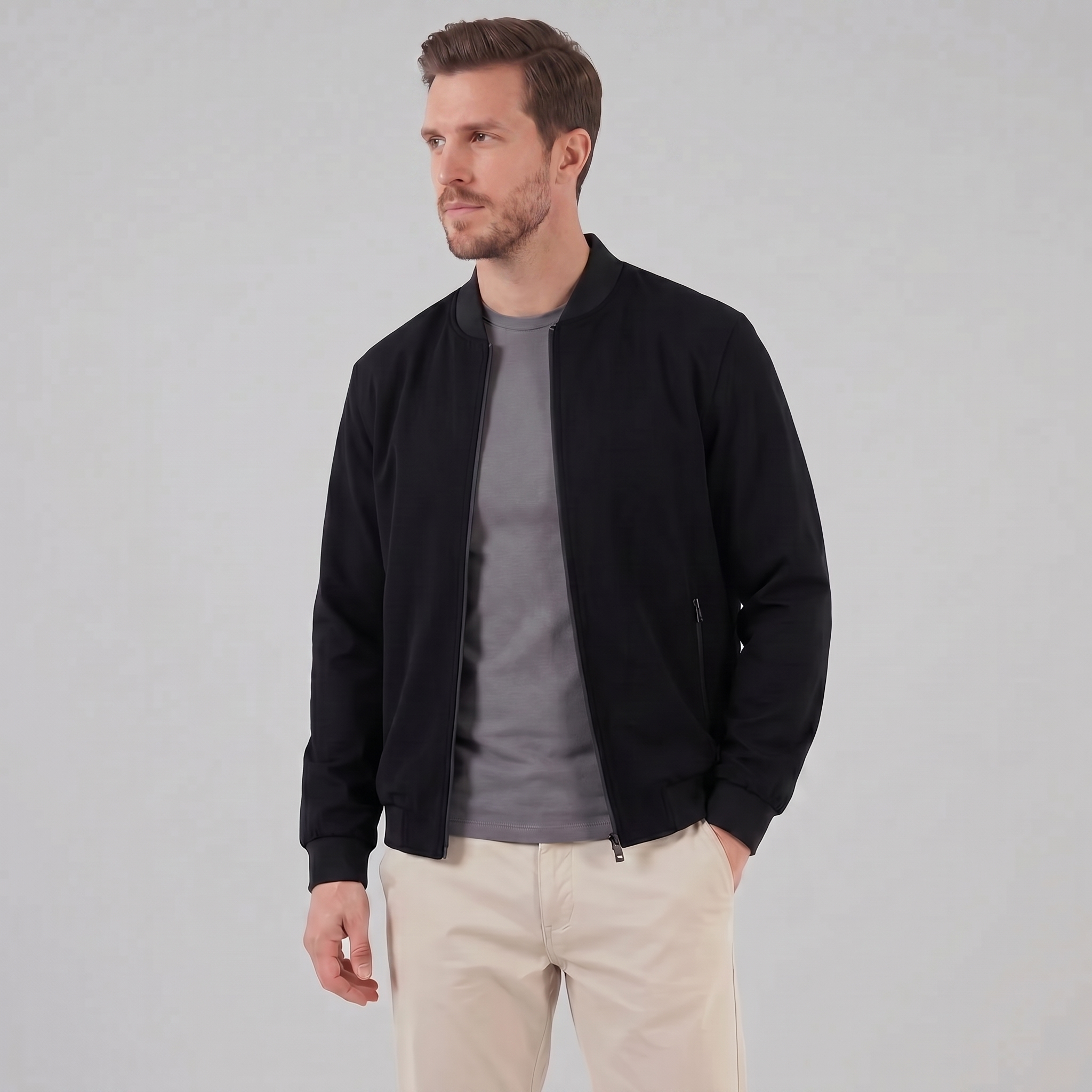 Men's Classic Bomber Jacket