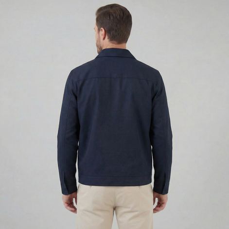 Men's Classic Collar Mid-Season Jacket