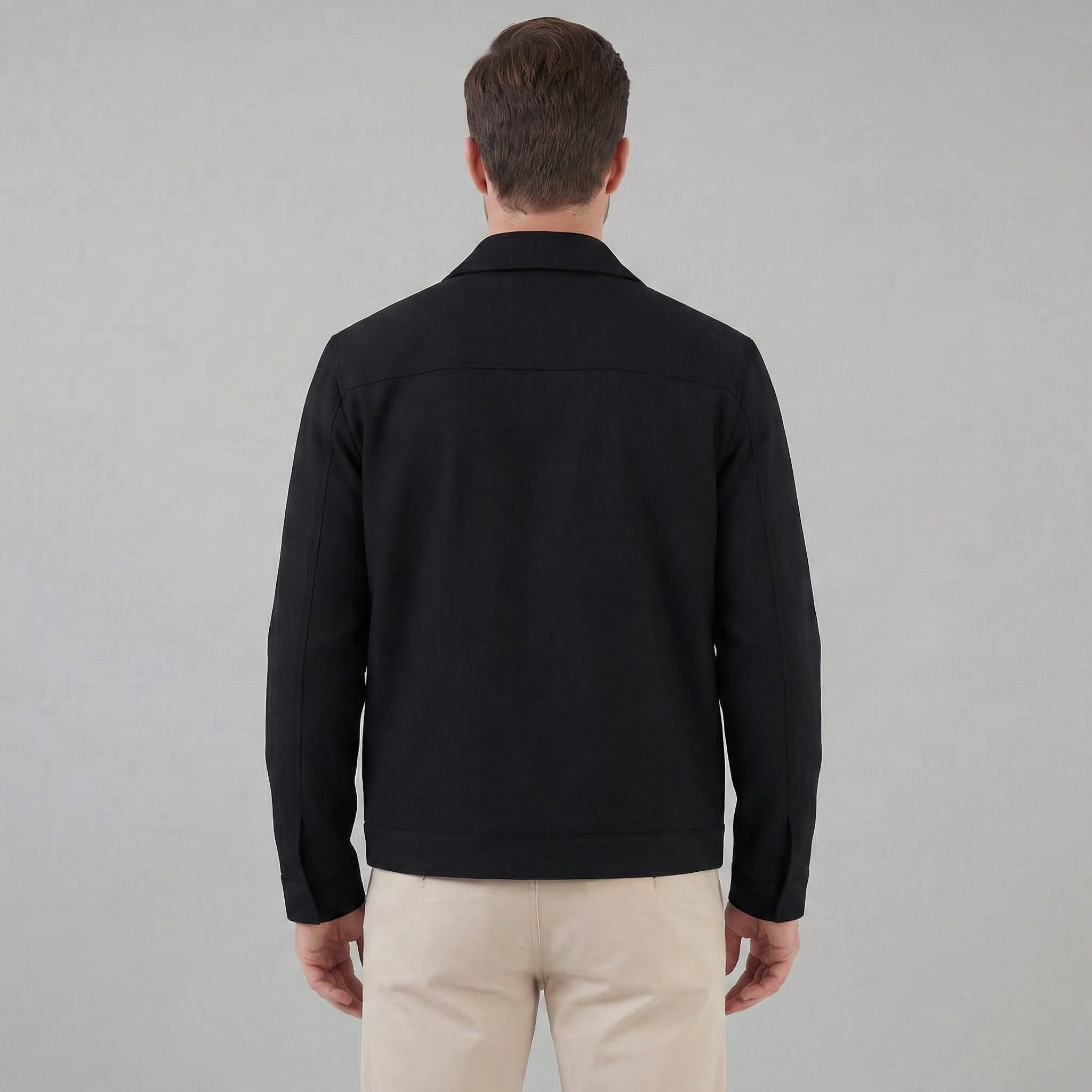 Men's Classic Collar Mid-Season Jacket