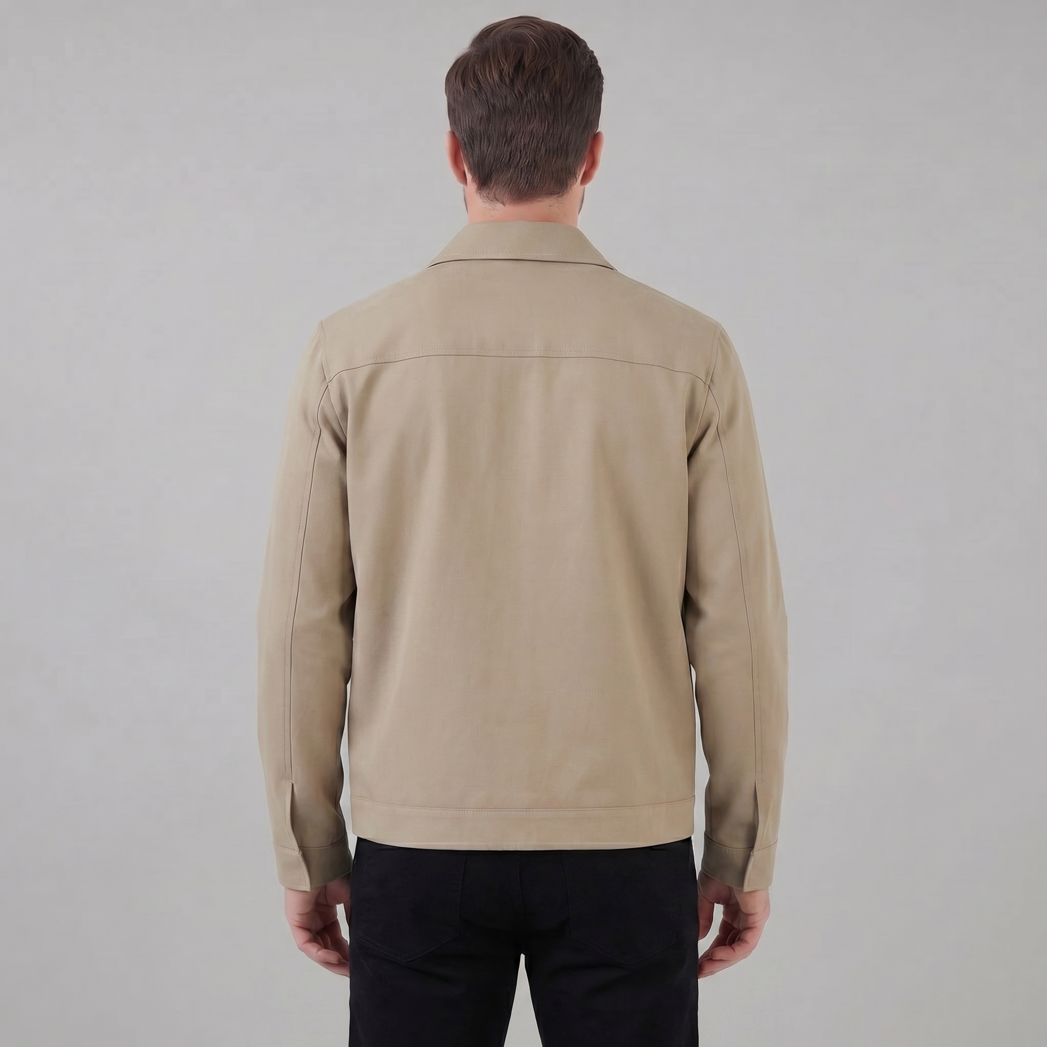 Men's Classic Collar Mid-Season Jacket