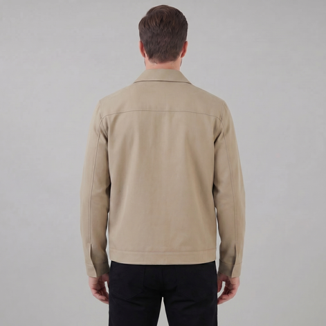 Men's Classic Collar Mid-Season Jacket