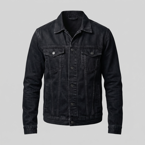 Men's Classic Fit Denim Jacket for Everyday Wear