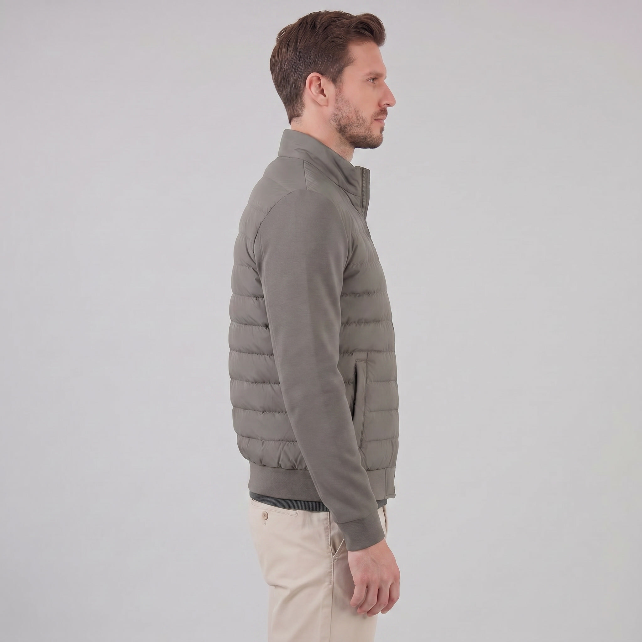Men's Classic Hybrid Bomber Jacket