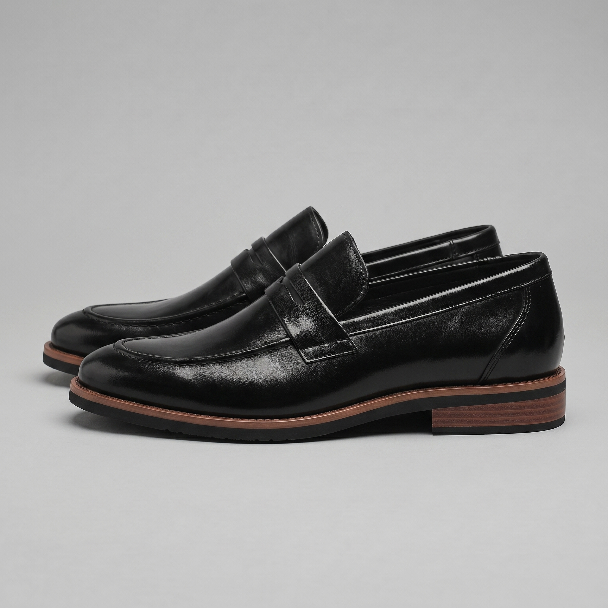 Men's Classic Leather Penny Loafers