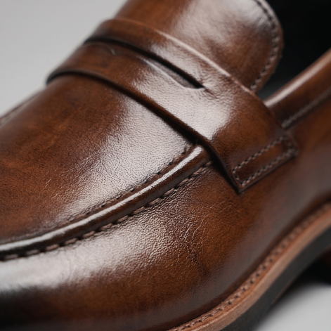 Men's Classic Leather Penny Loafers