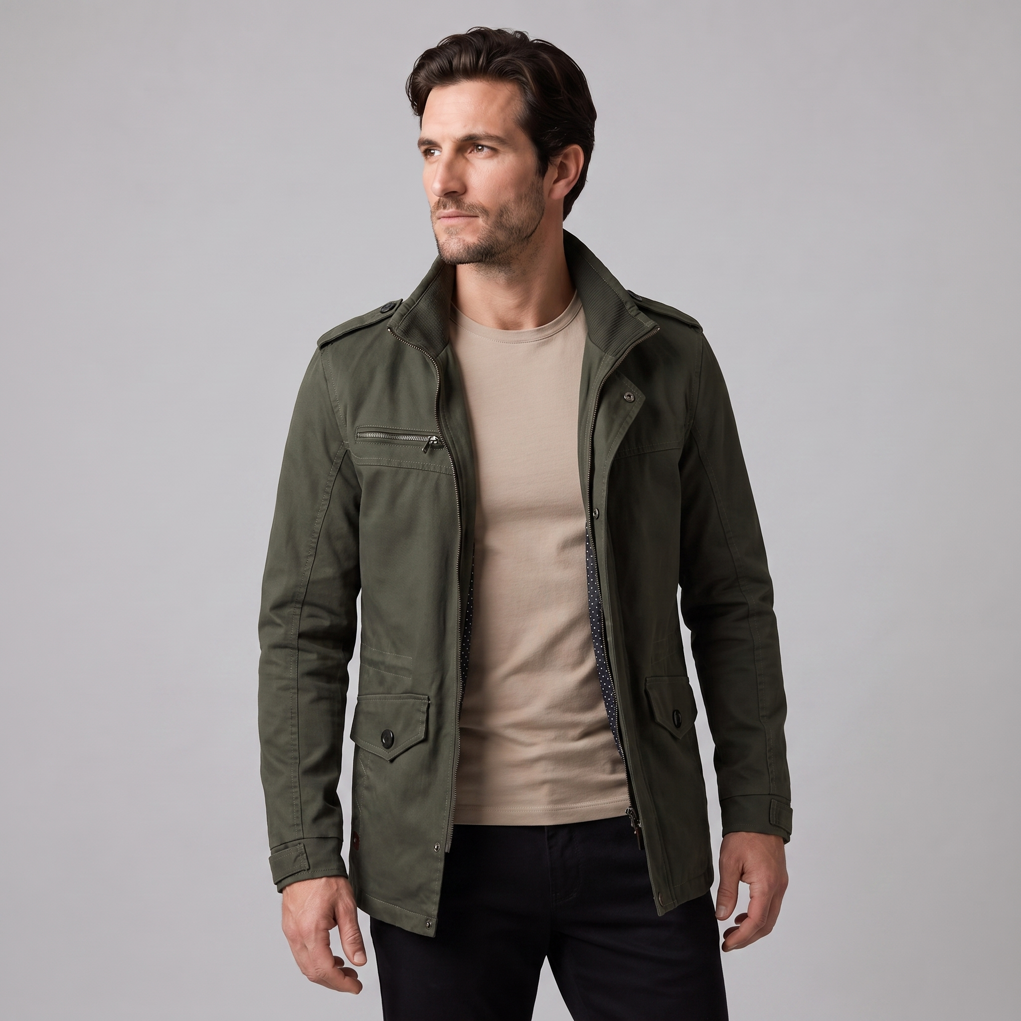 Men's Classic Padded Winter Jacket