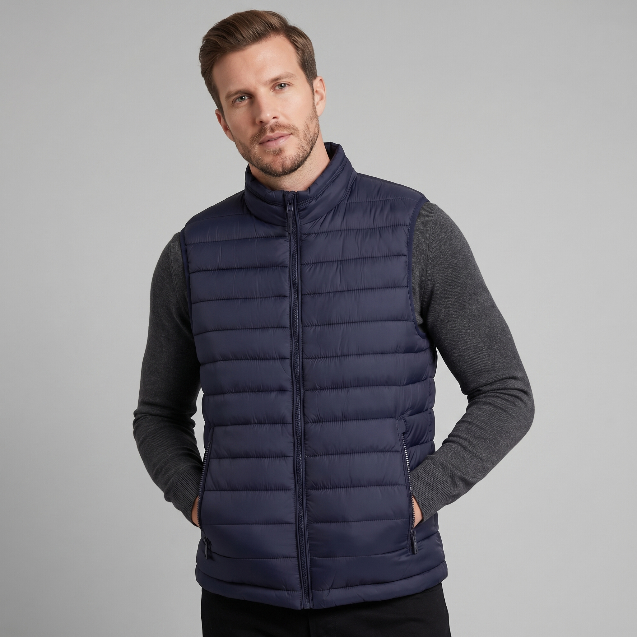Men's Classic Sleeveless Bodywarmer Vest