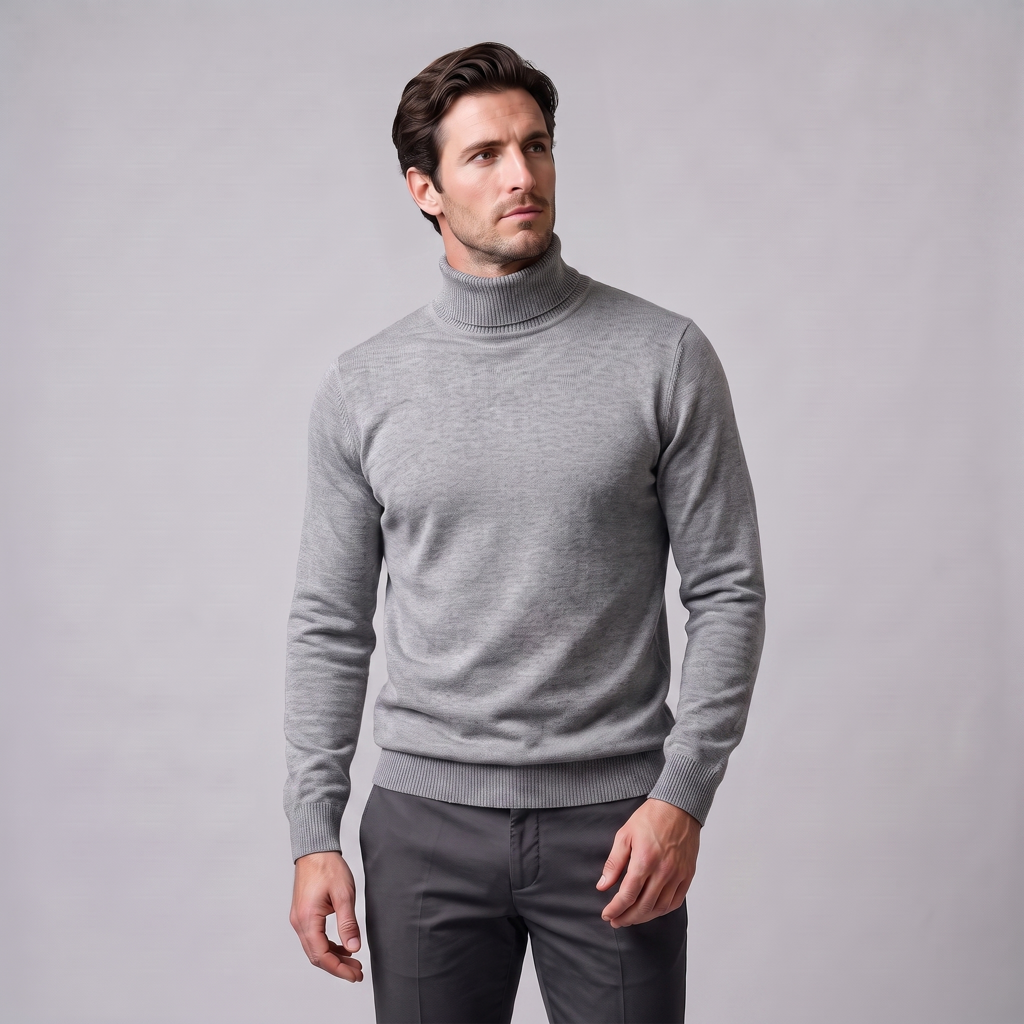 Men's Classic Turtleneck Sweater