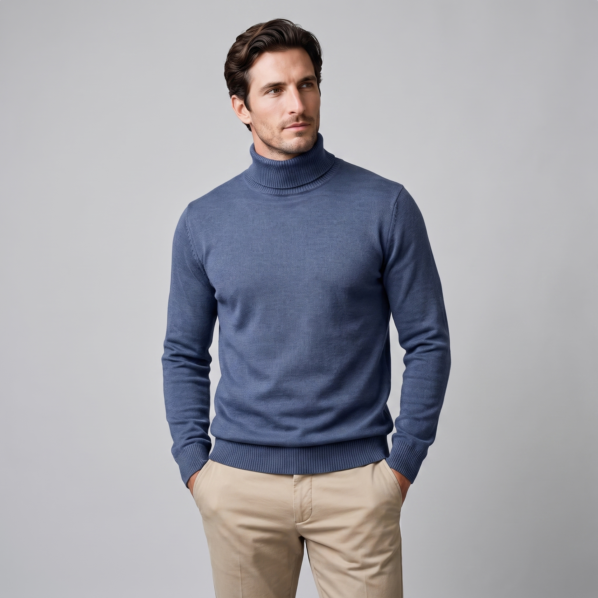 Men's Classic Turtleneck Sweater