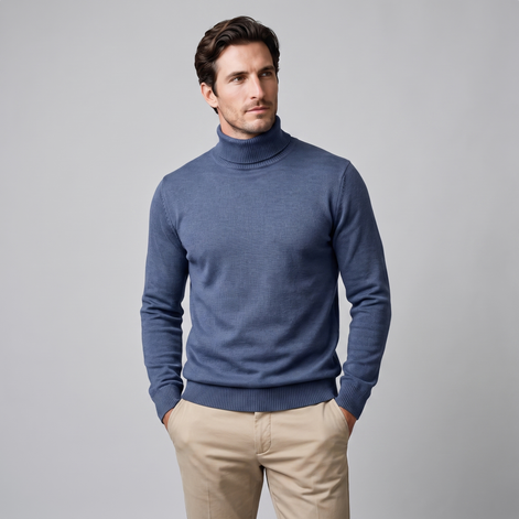 Men's Classic Turtleneck Sweater