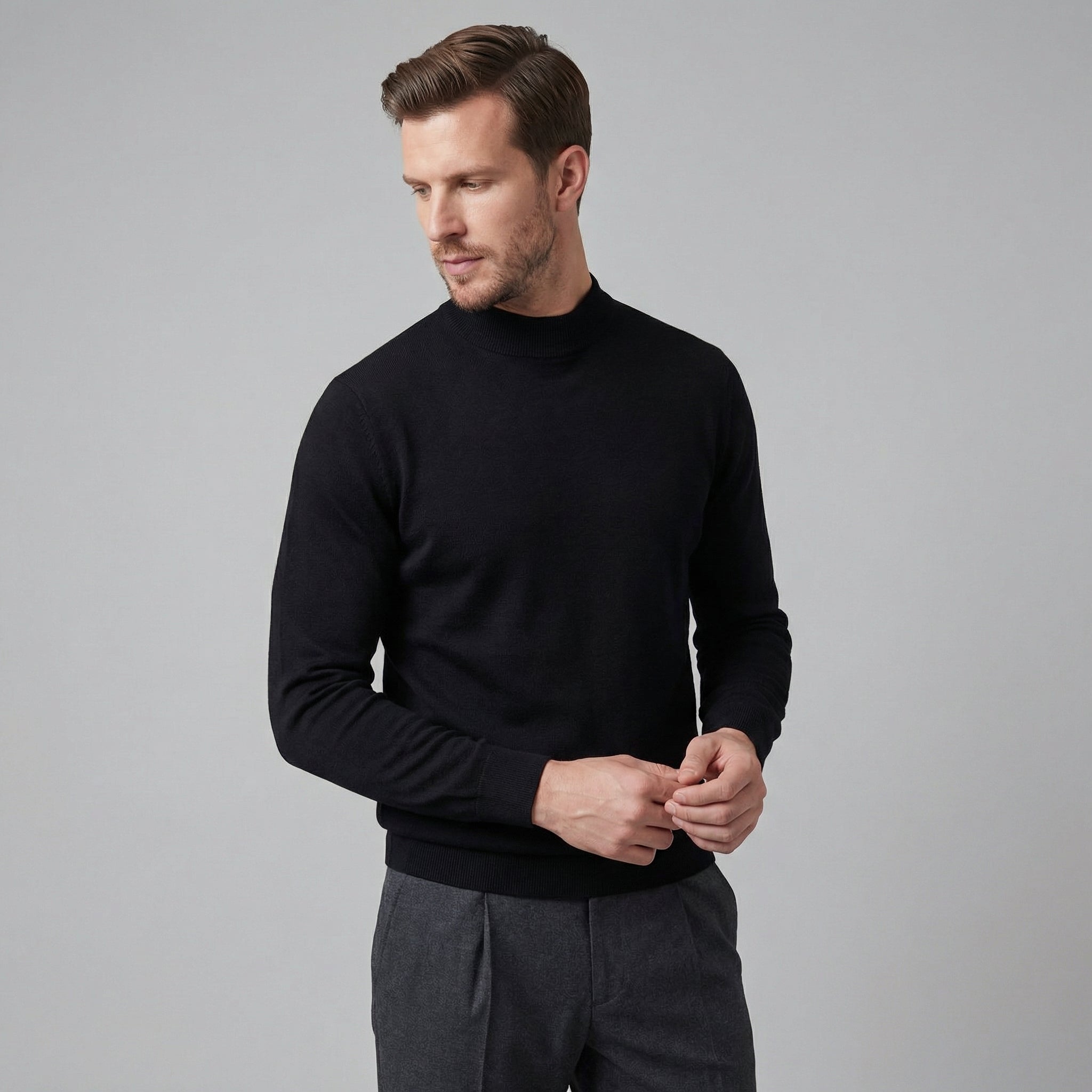 Men's Classic Turtleneck Sweater