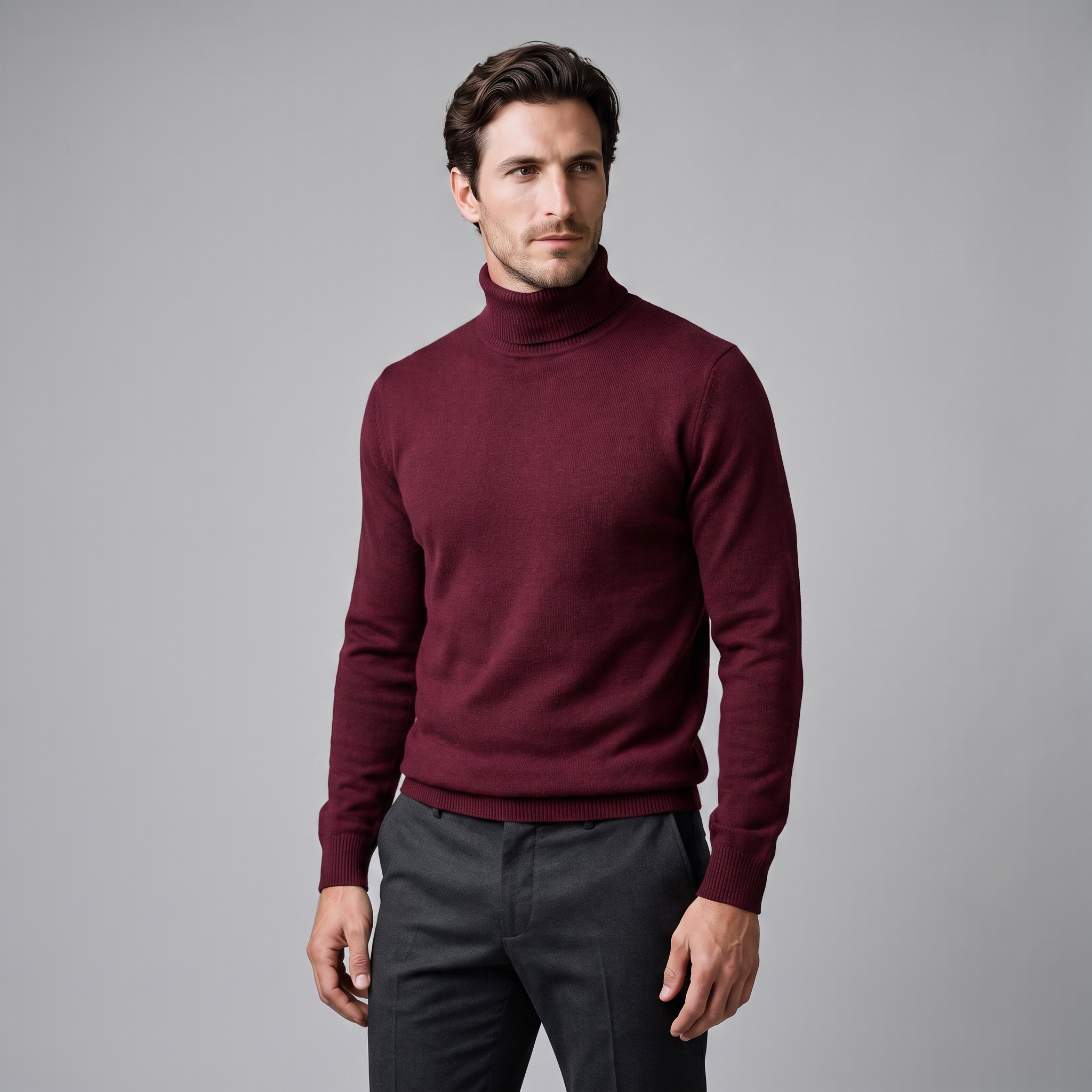 Men's Classic Turtleneck Sweater