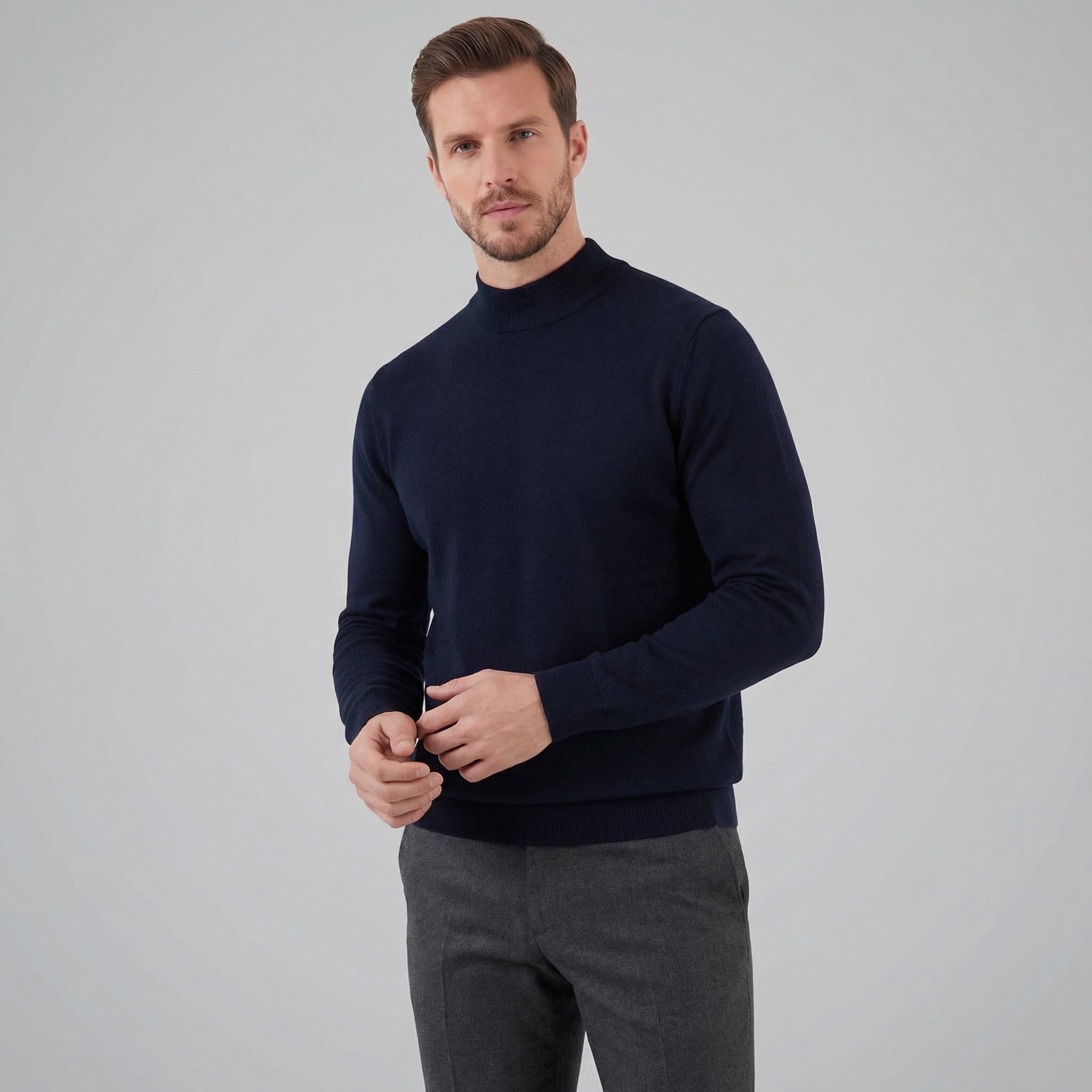 Men's Classic Turtleneck Sweater