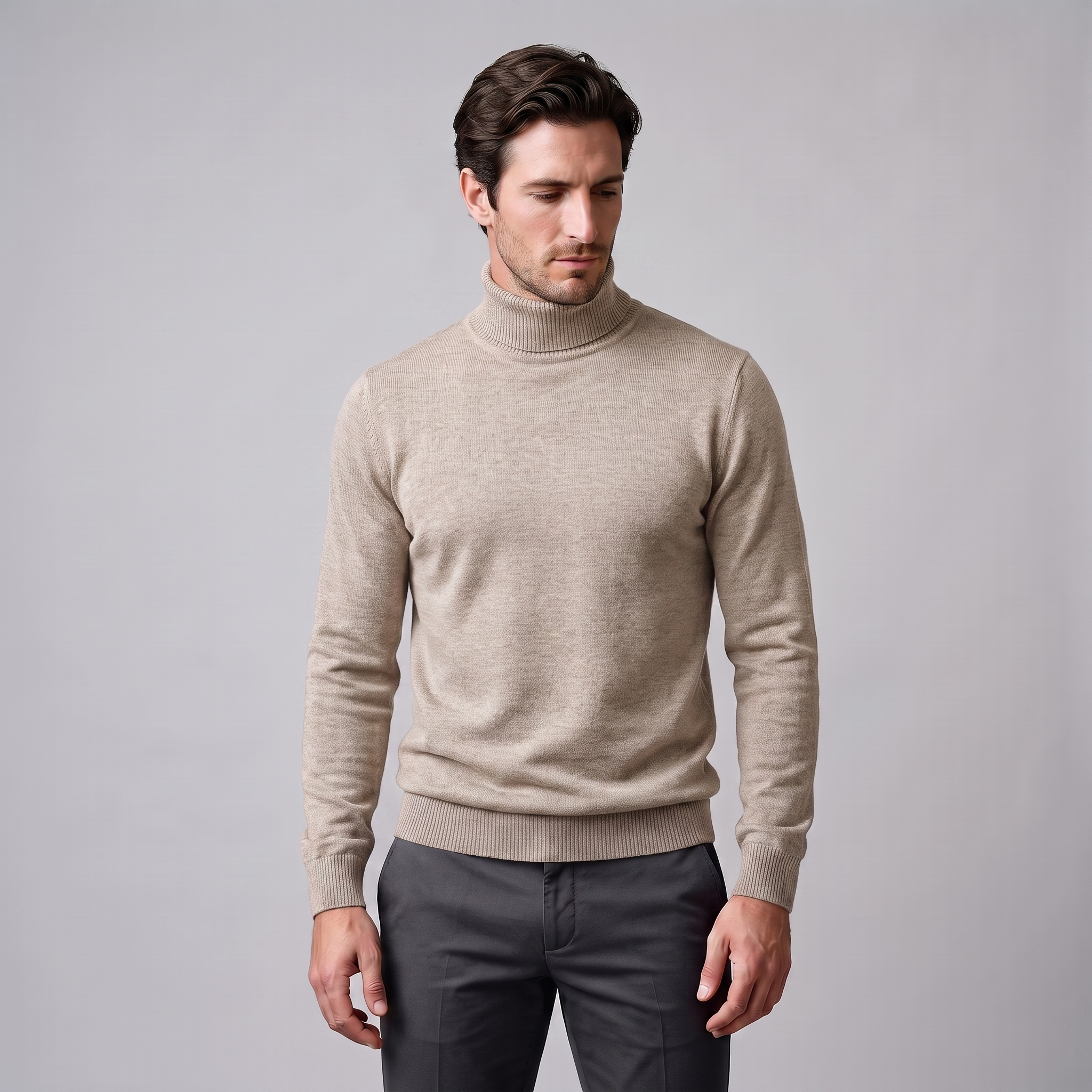 Men's Classic Turtleneck Sweater