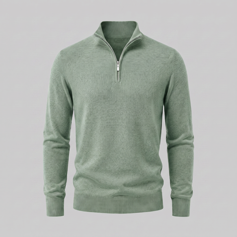 Men's Comfortable Half-Zip Sweater