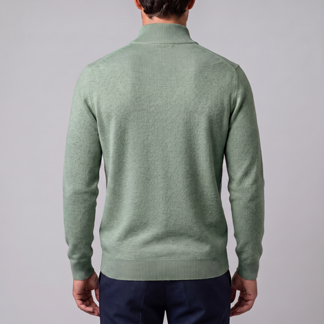 Men's Comfortable Half-Zip Sweater