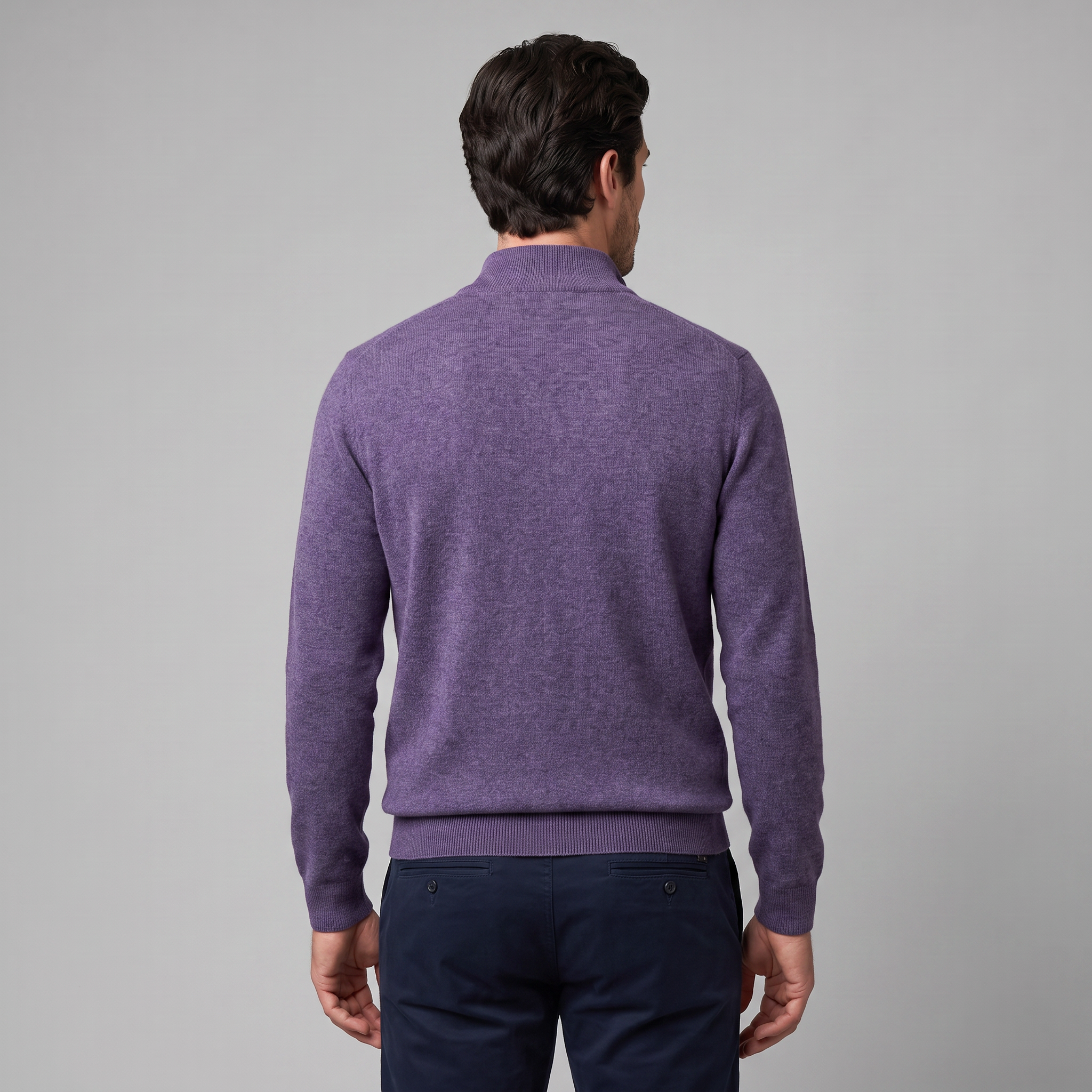 Men's Comfortable Half-Zip Sweater