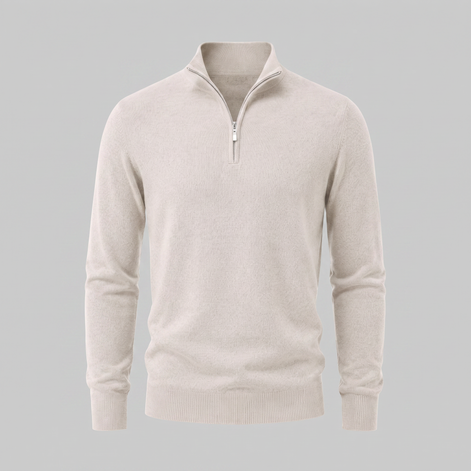 Men's Comfortable Half-Zip Sweater