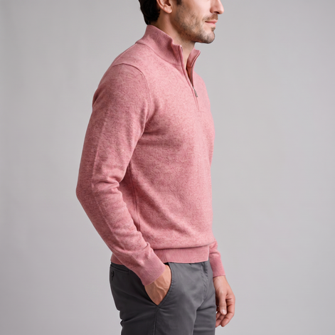 Men's Comfortable Half-Zip Sweater