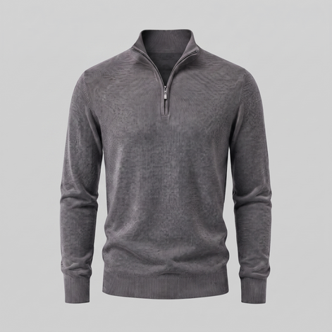 Men's Comfortable Half-Zip Sweater