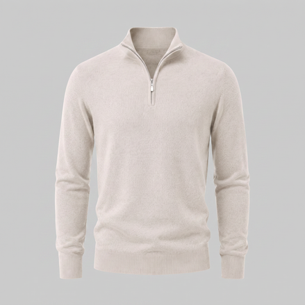 Men's Comfortable Half-Zip Sweater