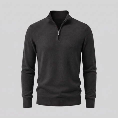 Men's Comfortable Half-Zip Sweater
