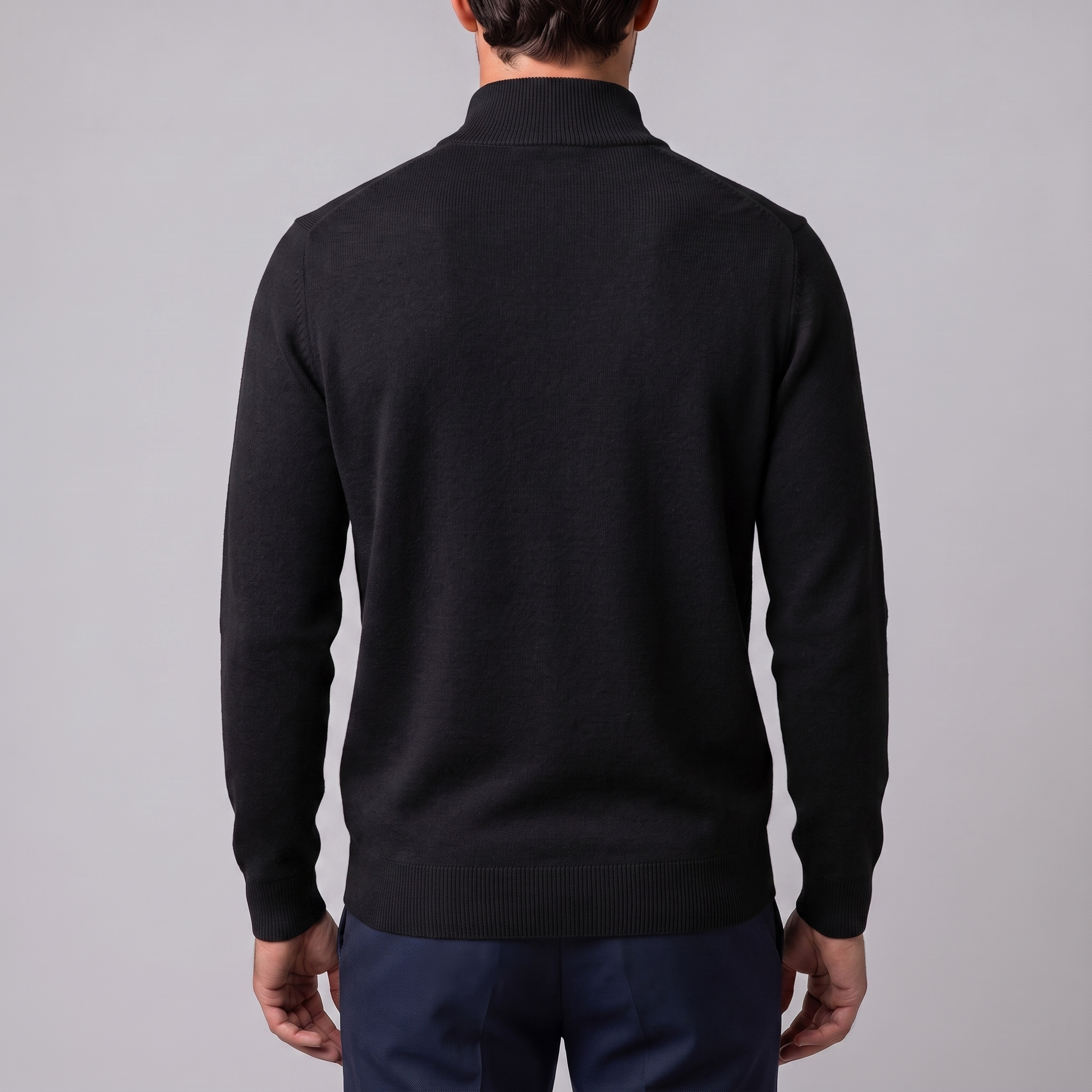 Men's Comfortable Half-Zip Sweater