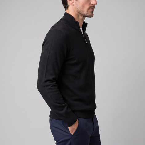 Men's Comfortable Half-Zip Sweater