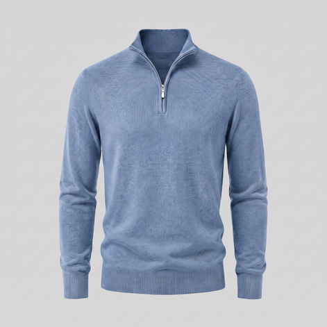 Men's Comfortable Half-Zip Sweater