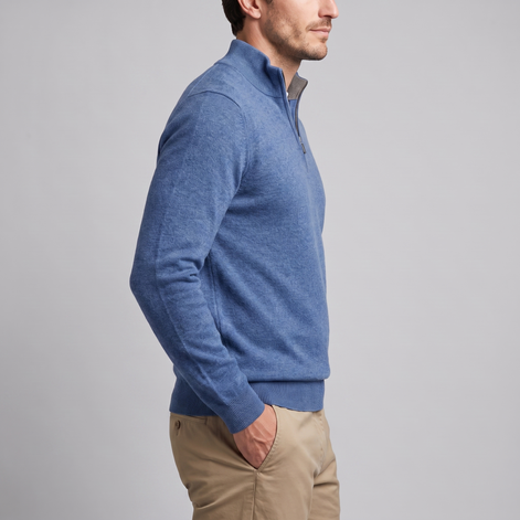 Men's Comfortable Half-Zip Sweater