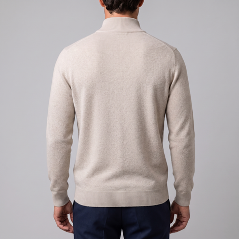 Men's Comfortable Half-Zip Sweater