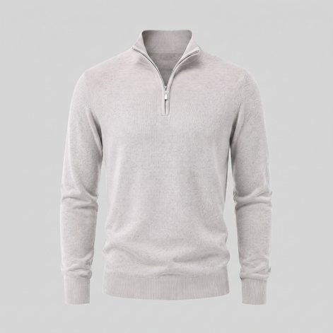 Men's Comfortable Half-Zip Sweater