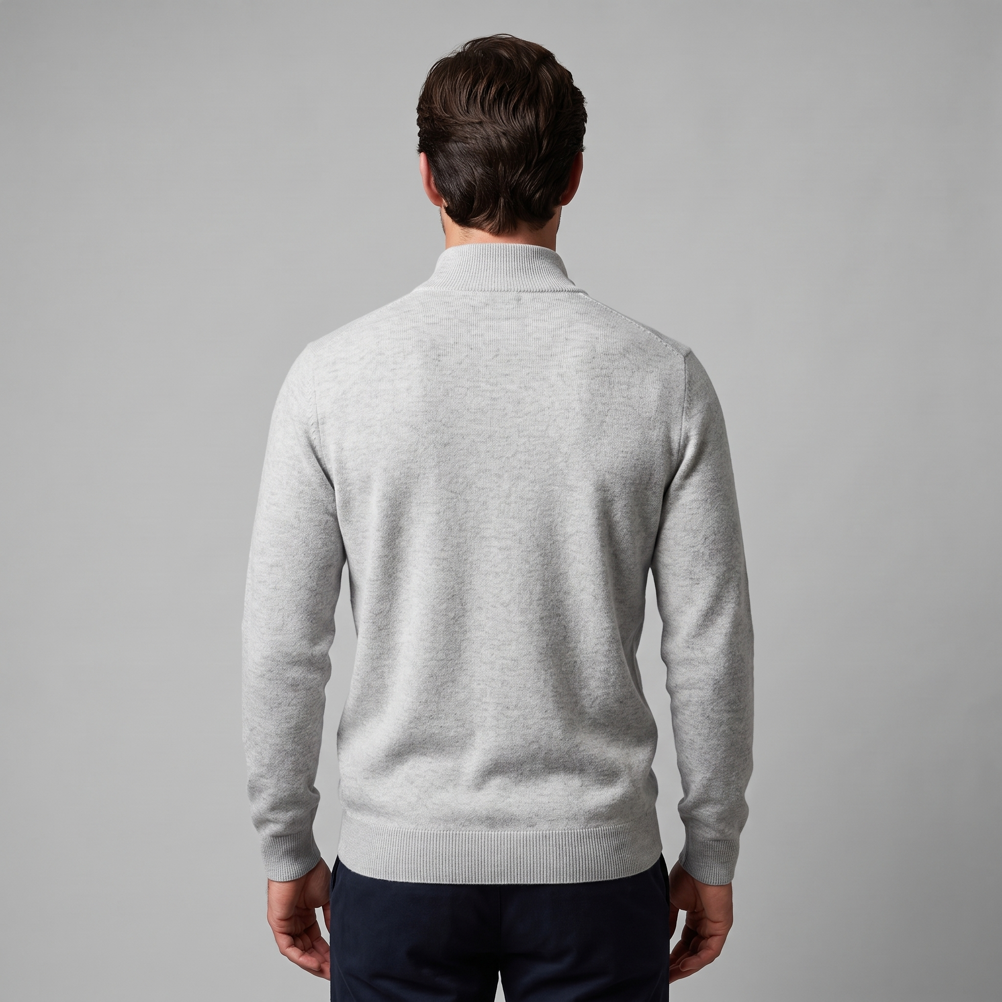 Men's Comfortable Half-Zip Sweater