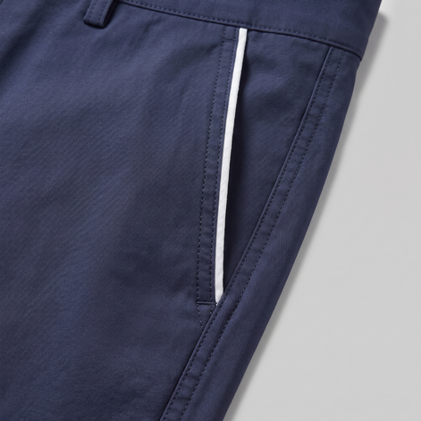 Men's Contrast Piping Chino Shorts