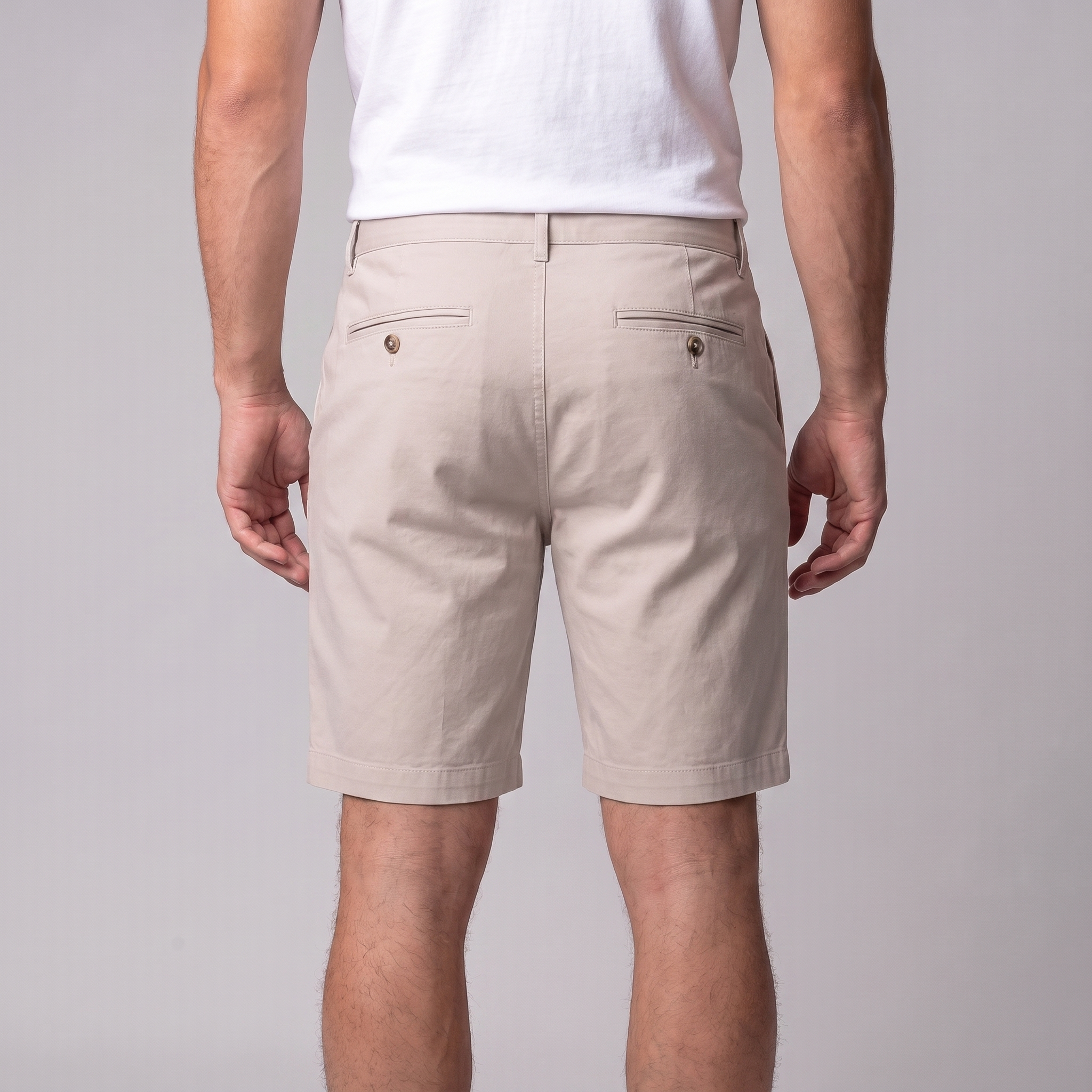 Men's Contrast Piping Chino Shorts