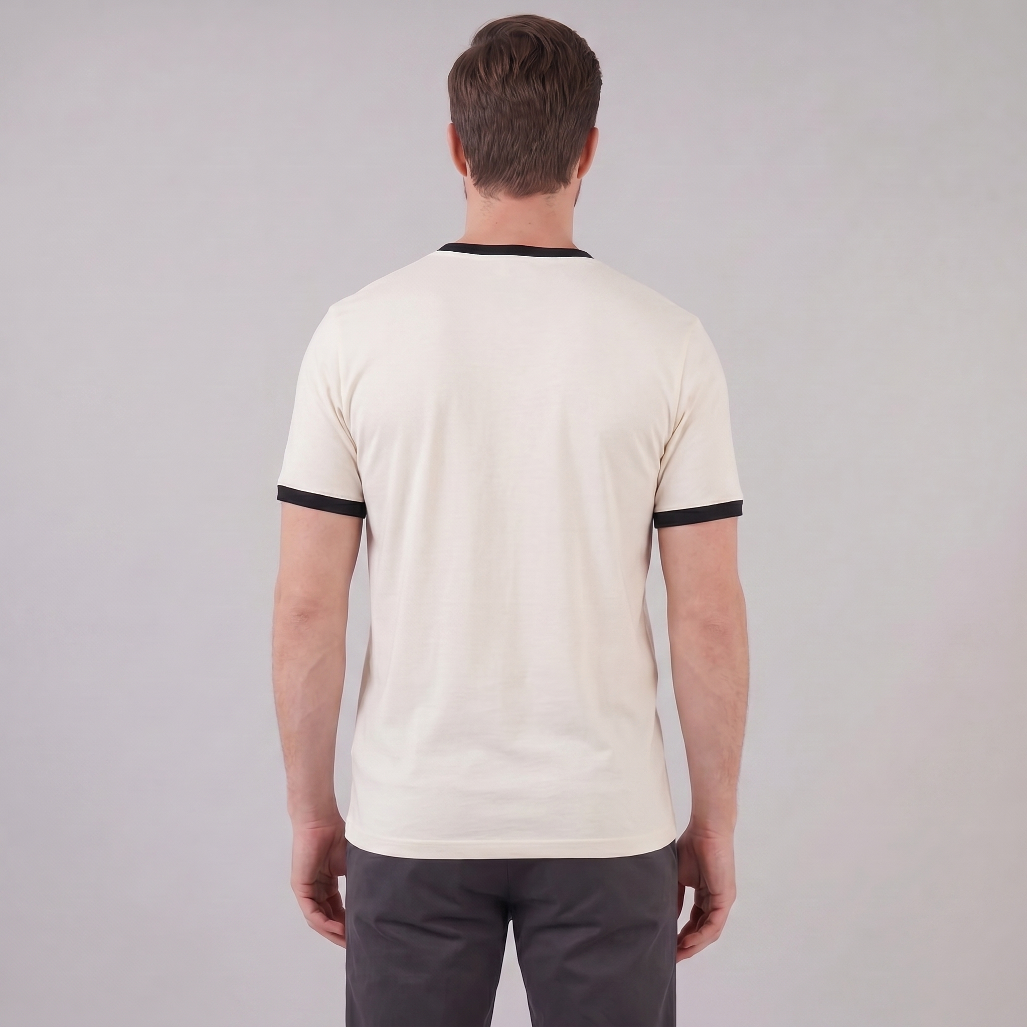 Men's Contrast Trim Ringer T-Shirt