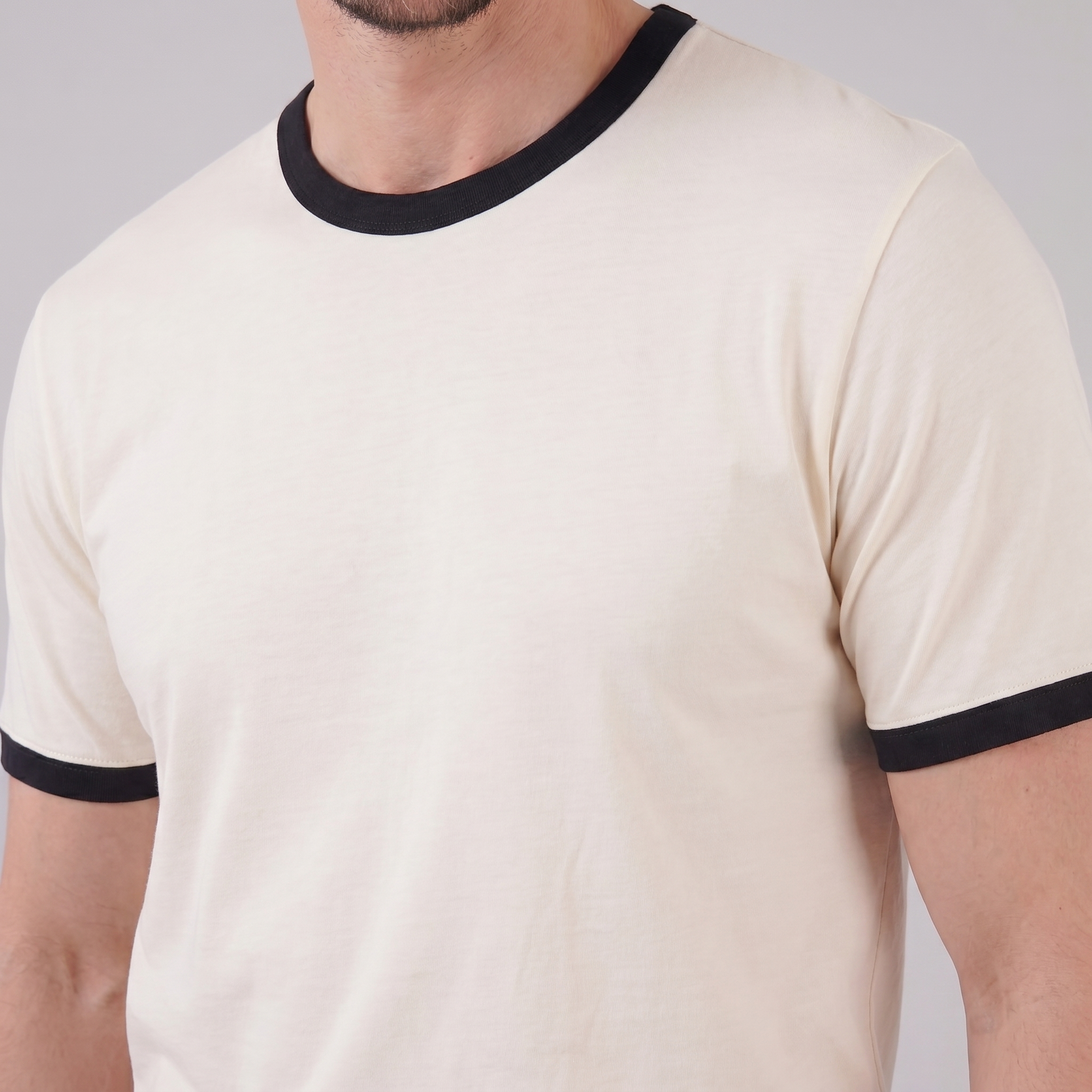 Men's Contrast Trim Ringer T-Shirt