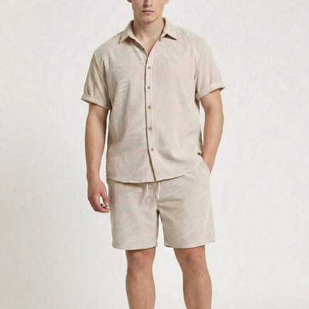Men's Corduroy 2-Piece Outfit Set