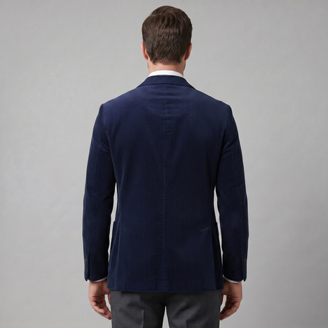 Men's Corduroy Blazer Jacket with Matching Vest