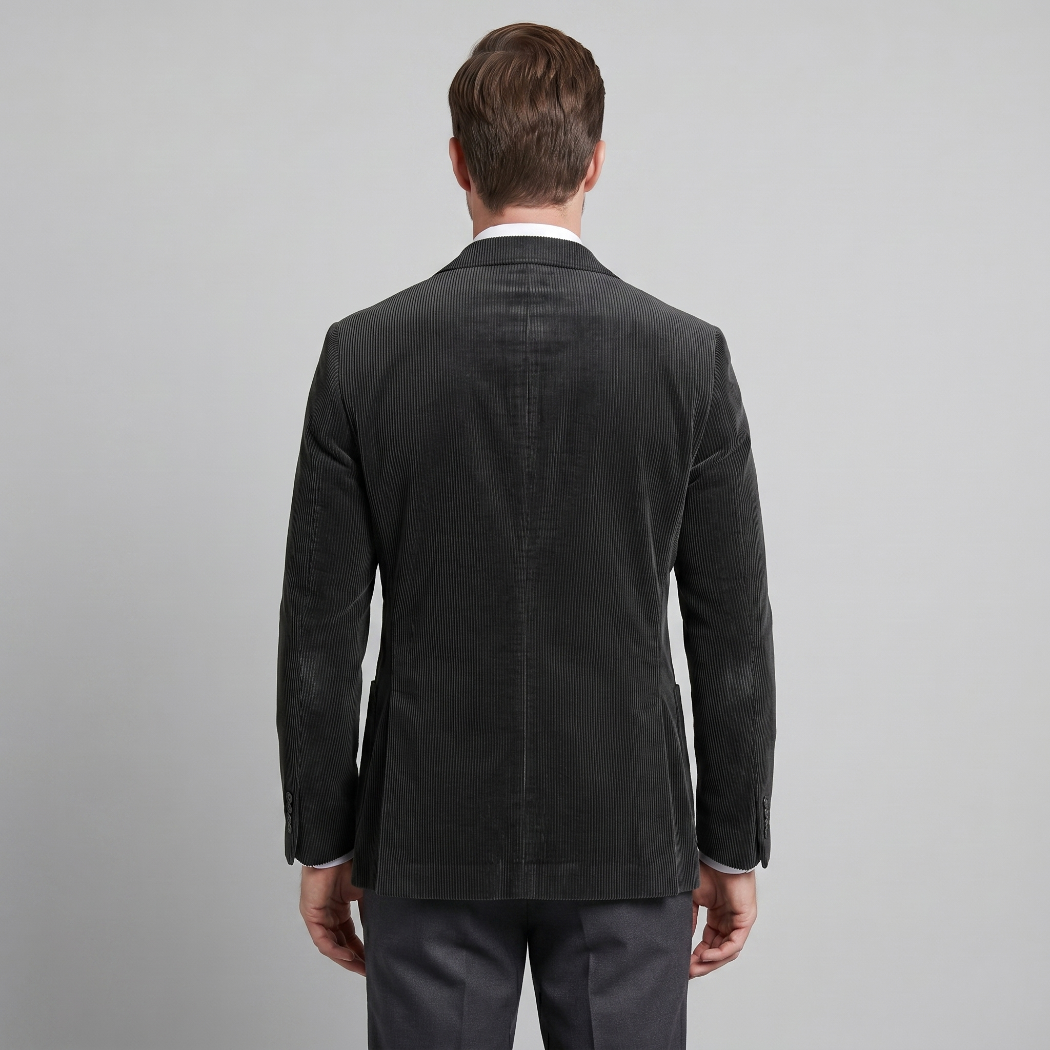 Men's Corduroy Blazer Jacket with Matching Vest