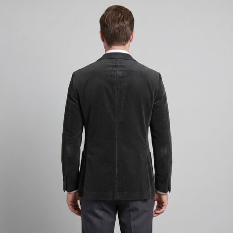 Men's Corduroy Blazer Jacket with Matching Vest